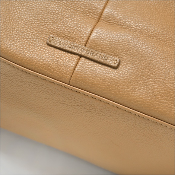 LUCKY BRAND Pebbled Leather Bucket Bag - Picture 7 of 10